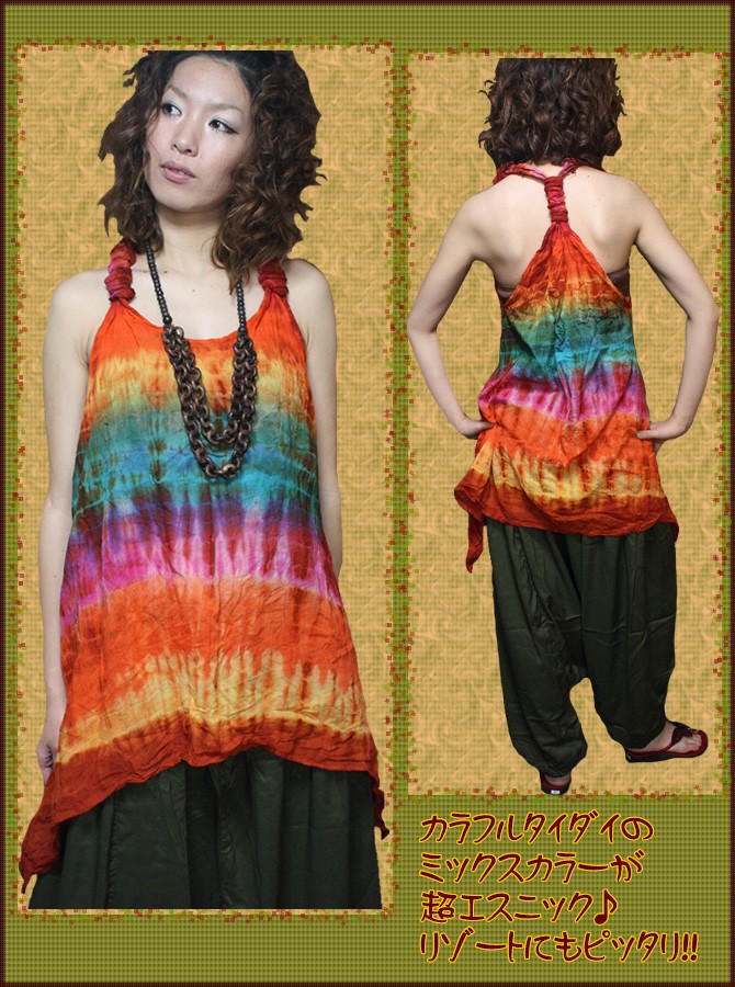 アジアン雑貨・エスニックファッションのItal Village アジアンスタイル ワンピース チュニック