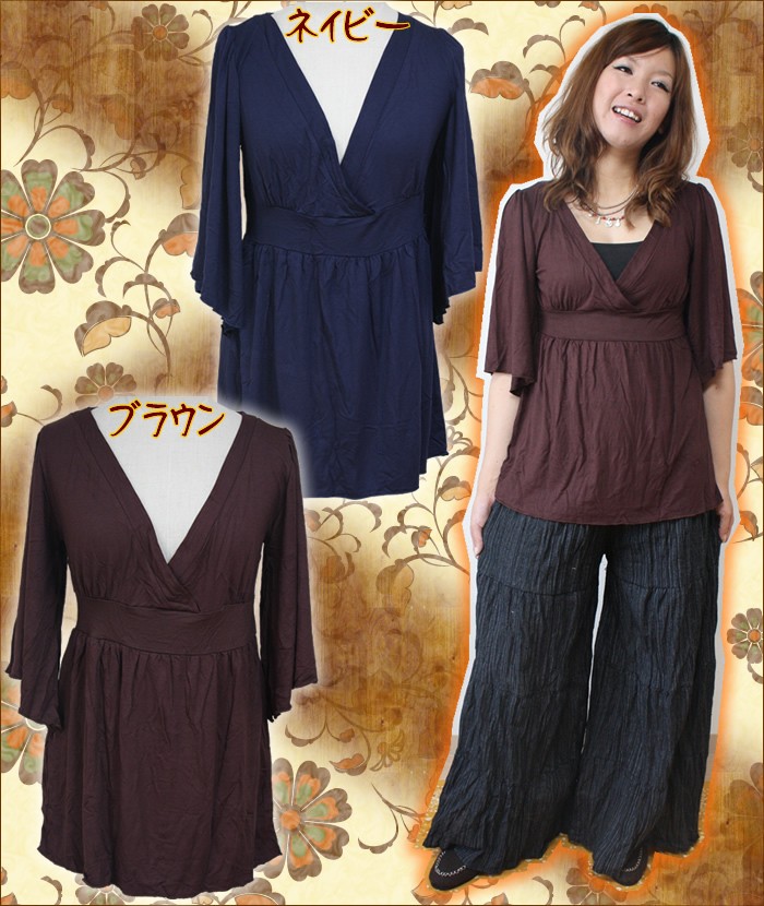 アジアン雑貨・エスニック雑貨のItal Village アジアンファッション チュニック ワンピース