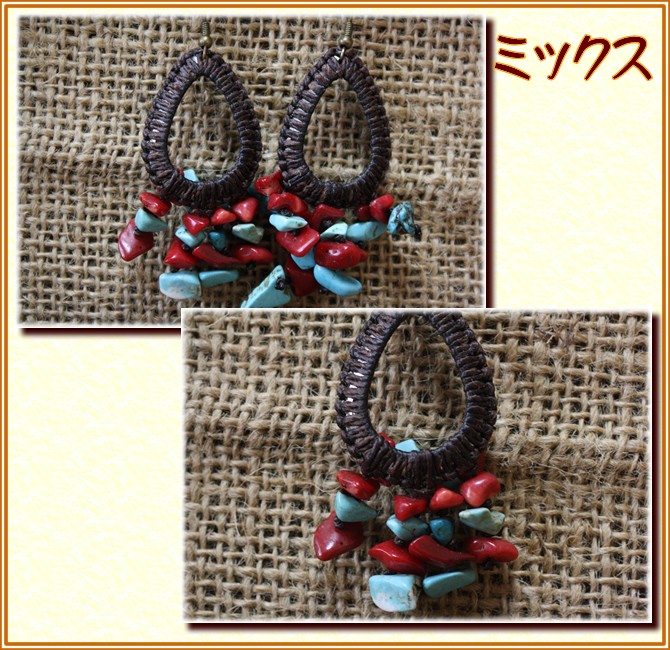 アジアン雑貨・エスニック雑貨のItal Village アジアンスタイル ピアス