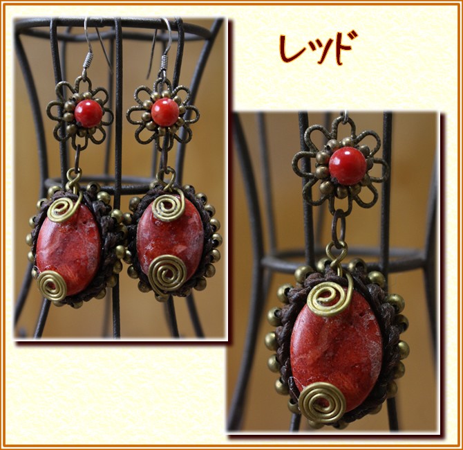 アジアン雑貨・エスニック雑貨のItal Village アジアンスタイル ピアス