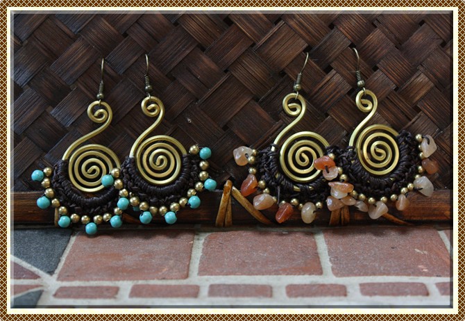 アジアン雑貨・エスニックファッションのItal Village アジアンファッション ピアス