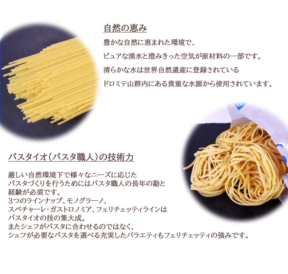 市場 麺類関連 ヴォイエッロのイタリア産パスタ
