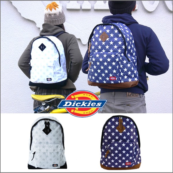 Dickies リュック 星柄 スター柄　ブルー　ボーダーY2K archive ディッキーズ リュックサック メンズ レディース Dickies 星柄