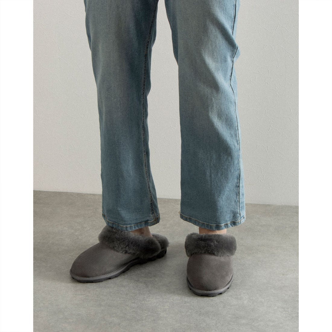 羊毛100％ ムートンスリッパ ムートンサンダル ユニセックス シープ