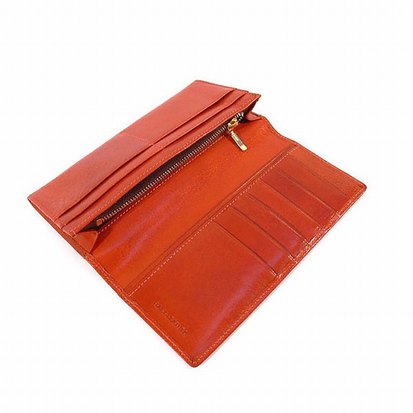 財布 メンズ レディース 長財布 二つ折り イタリアレザー 札入れ