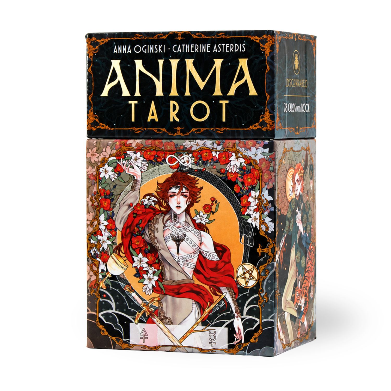 アニマタロット Anima Tarot 78枚 金縁 日本語解説書付き タロット