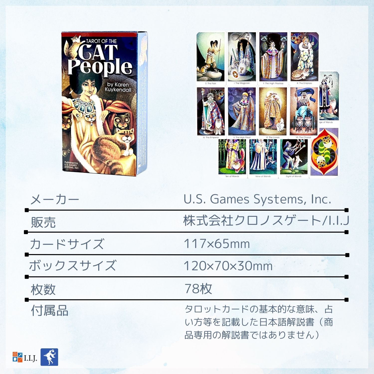 タロット・オブ・ザ・キャット・ピープル Tarot of the Cat People