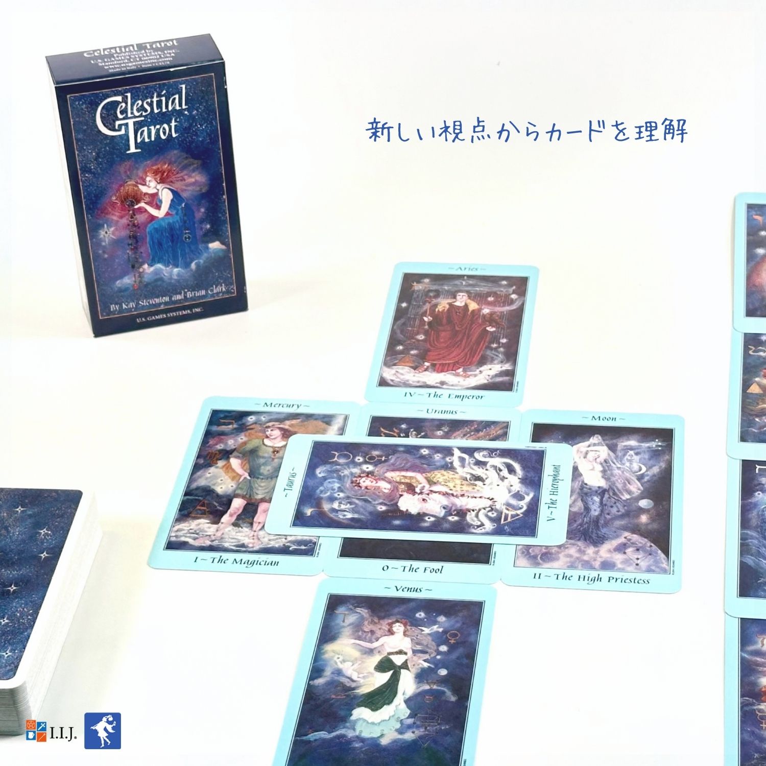 セレスチアル・タロット Celestial Tarot タロットカード 78枚 タロット占い 星座 占星術 日本語解説書付き 正規品 |  | 04
