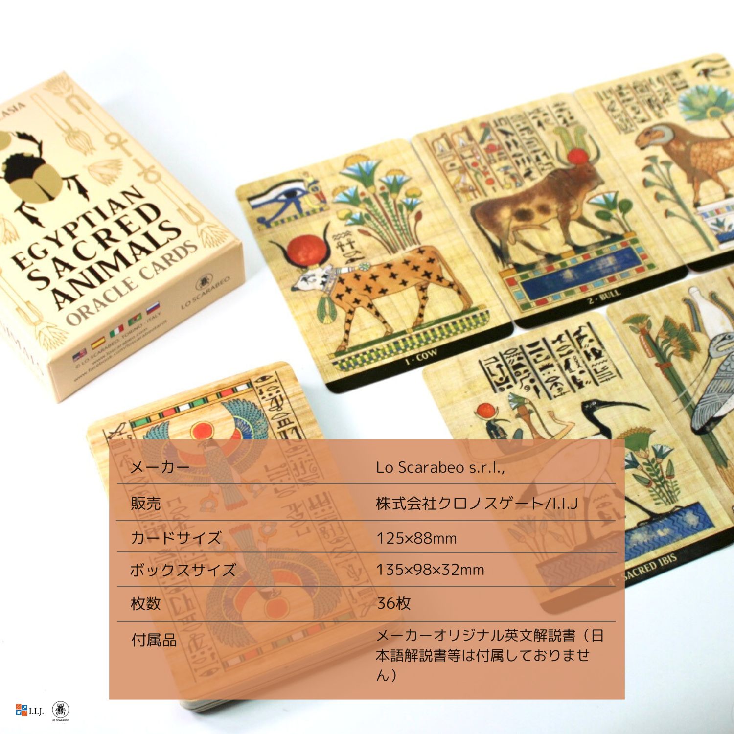 エジプシャン・セイクリッド・アニマルズ・オラクル Egyptian Sacred