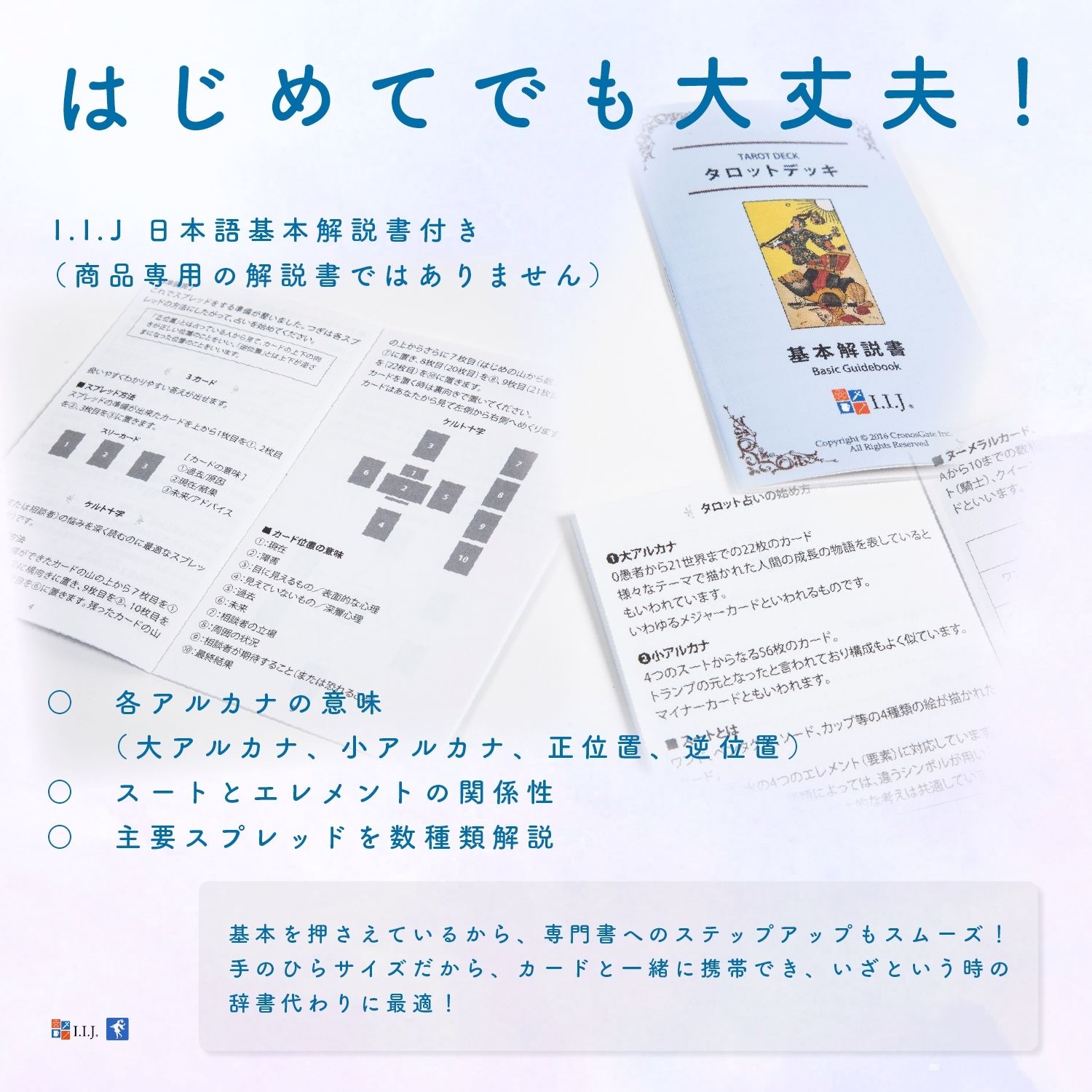 エイト・コインズ・タトゥー・タロット ボーダレス ミニ Eight Coins Tattoo Tarot Mini タロットカード 78枚 タロット  ミニ 占い 日本語解説書付き 正規品