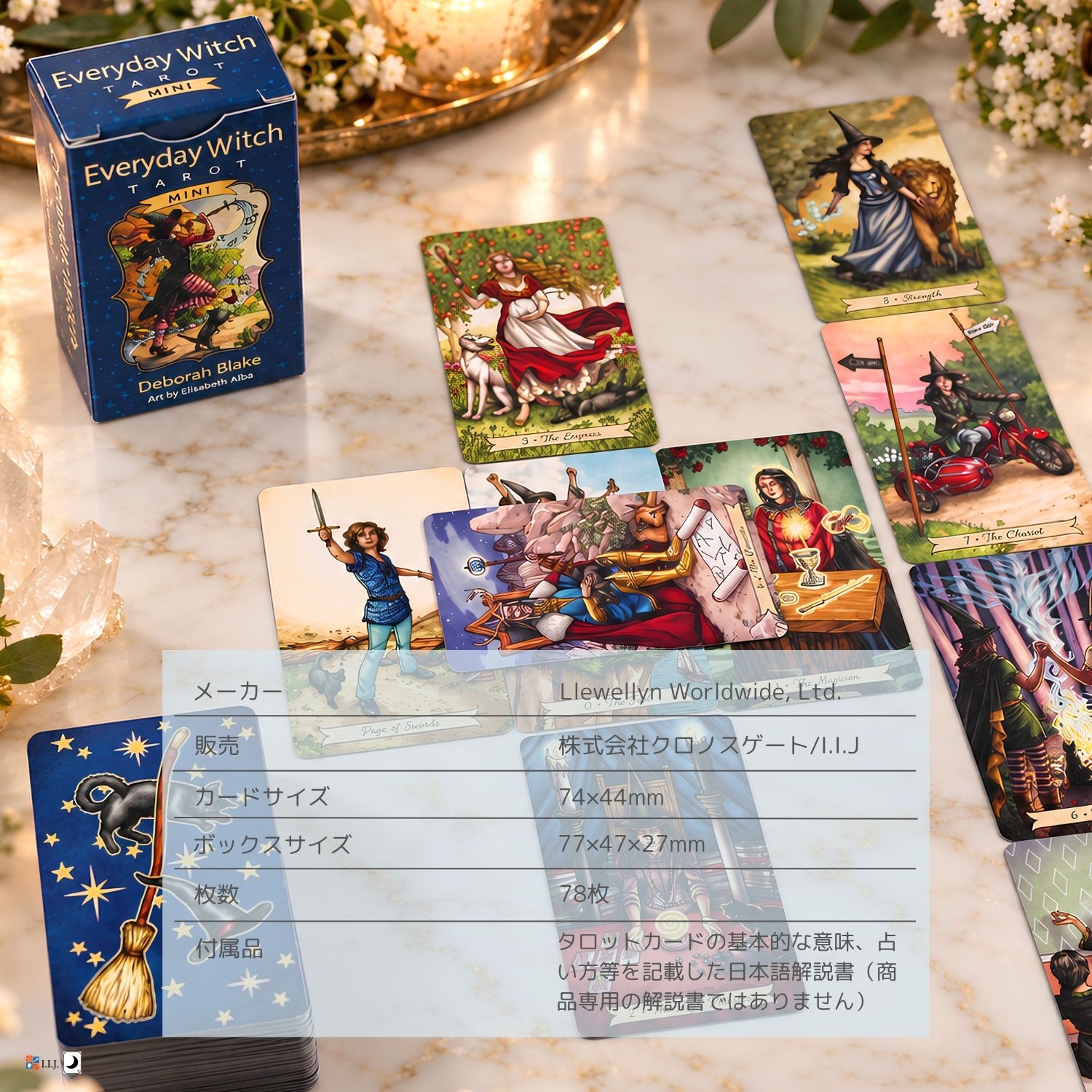 エブリデイ ウィッチ タロット ミニ Everyday Witch Tarot MINI