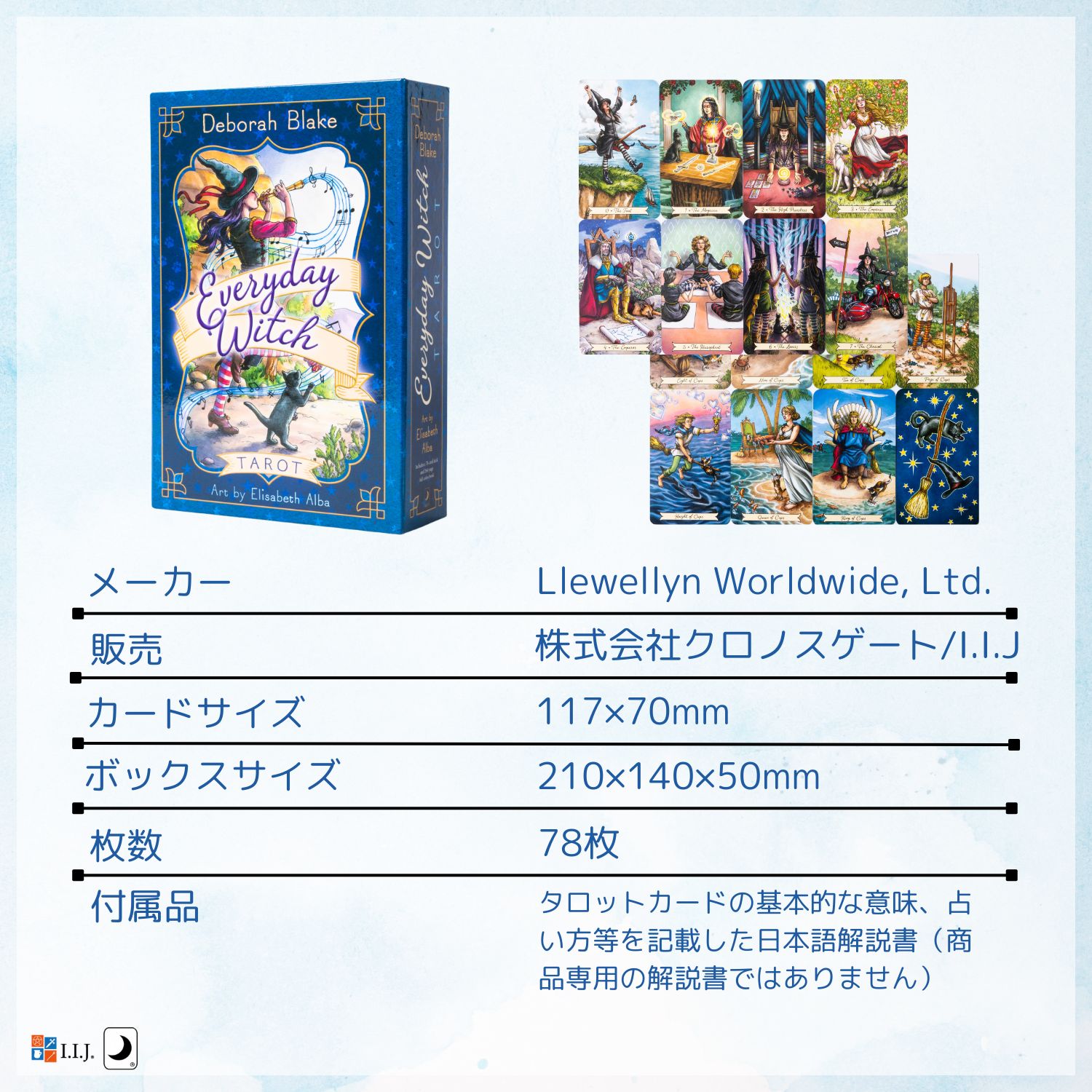 エブリデイ ウィッチ タロット Everyday Witch Tarot タロットカード