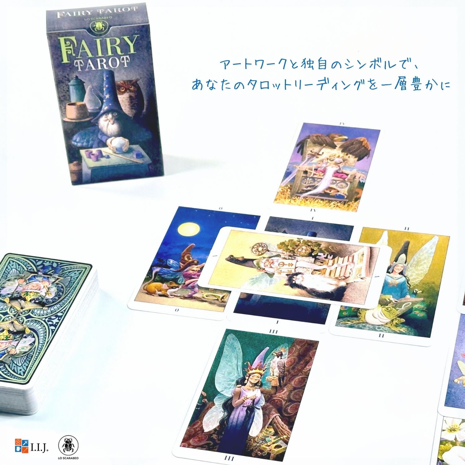 フェアリータロット 日本語版 正規品】 フェアリータロットカード（日本語版解説書付き