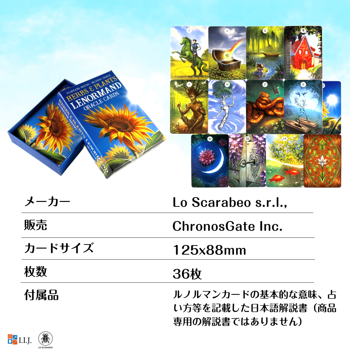ハーブス ＆ プランツ ルノルマン オラクルカード Herbs & Plants