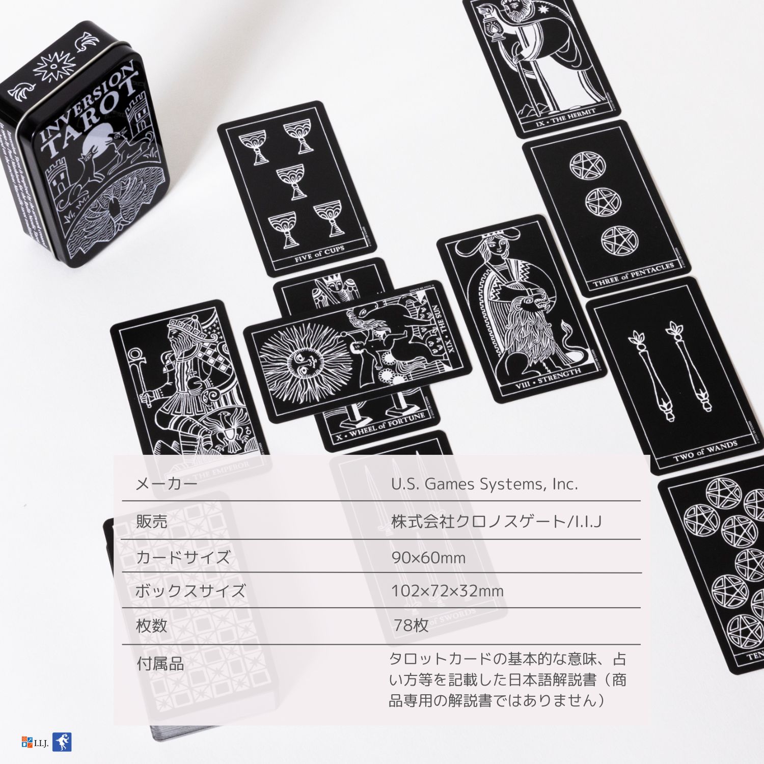 インバージョン タロット（缶ケース） Inversion Tarot in a Tin