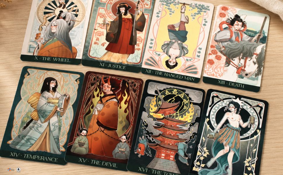 ジャパニーズ・アールヌーボー・タロット JAPANESE ART NOUVEAU TAROT