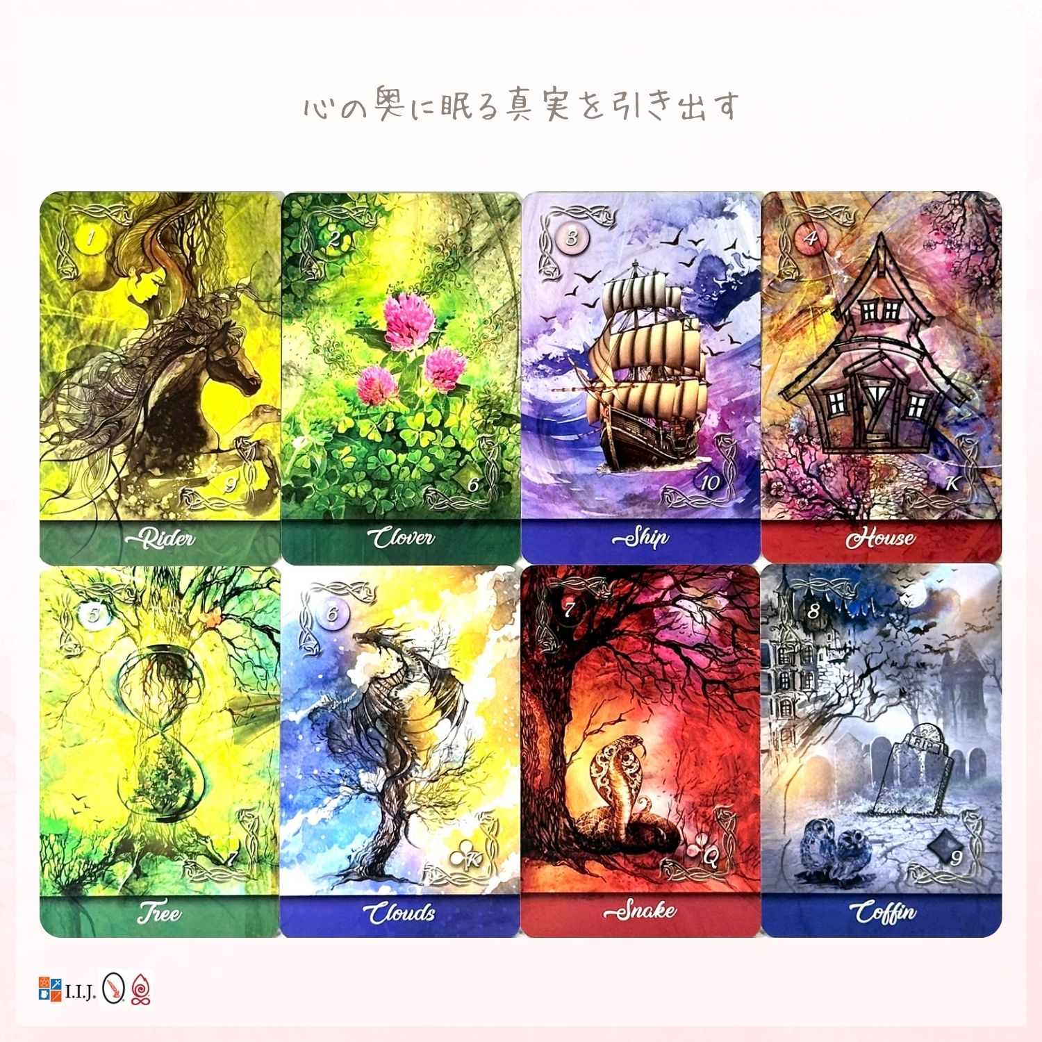 ミラー・トゥルース・ルノルマンカード Mirror Truth Lenormand Cards