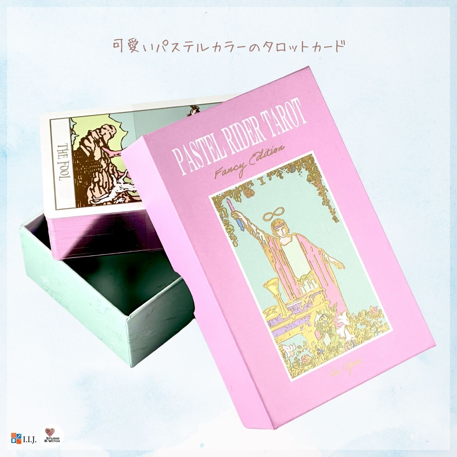 パステルライダータロット　タロットカード　ピンク Amazon.co.jp: 78 Pastel Rider Tarot Pink Fancy Edition