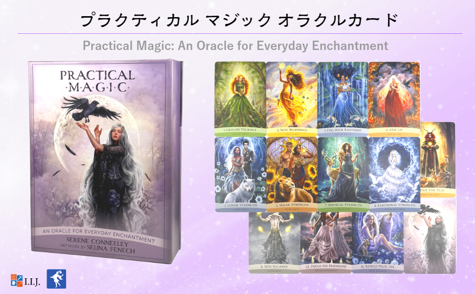 オラクルカード 英語 占い プラクティカル マジック オラクルカード Practical Magic: An Oracle for Everyday Enchantment  正規品｜item-island-jp2｜07