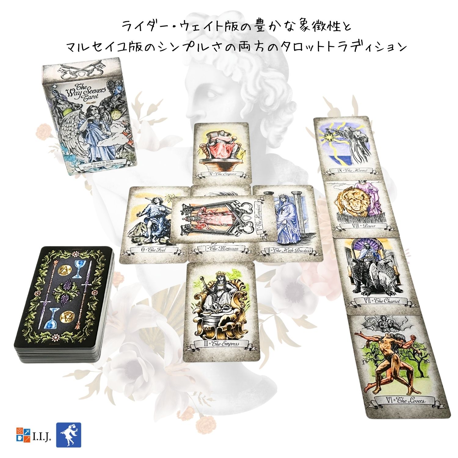 タロットカード 78枚 タロット占い ザ・ウェイ・シーカーズ・タロット The Way Seekers Tarot 日本語解説書付き 正規品｜item-island-jp2｜05