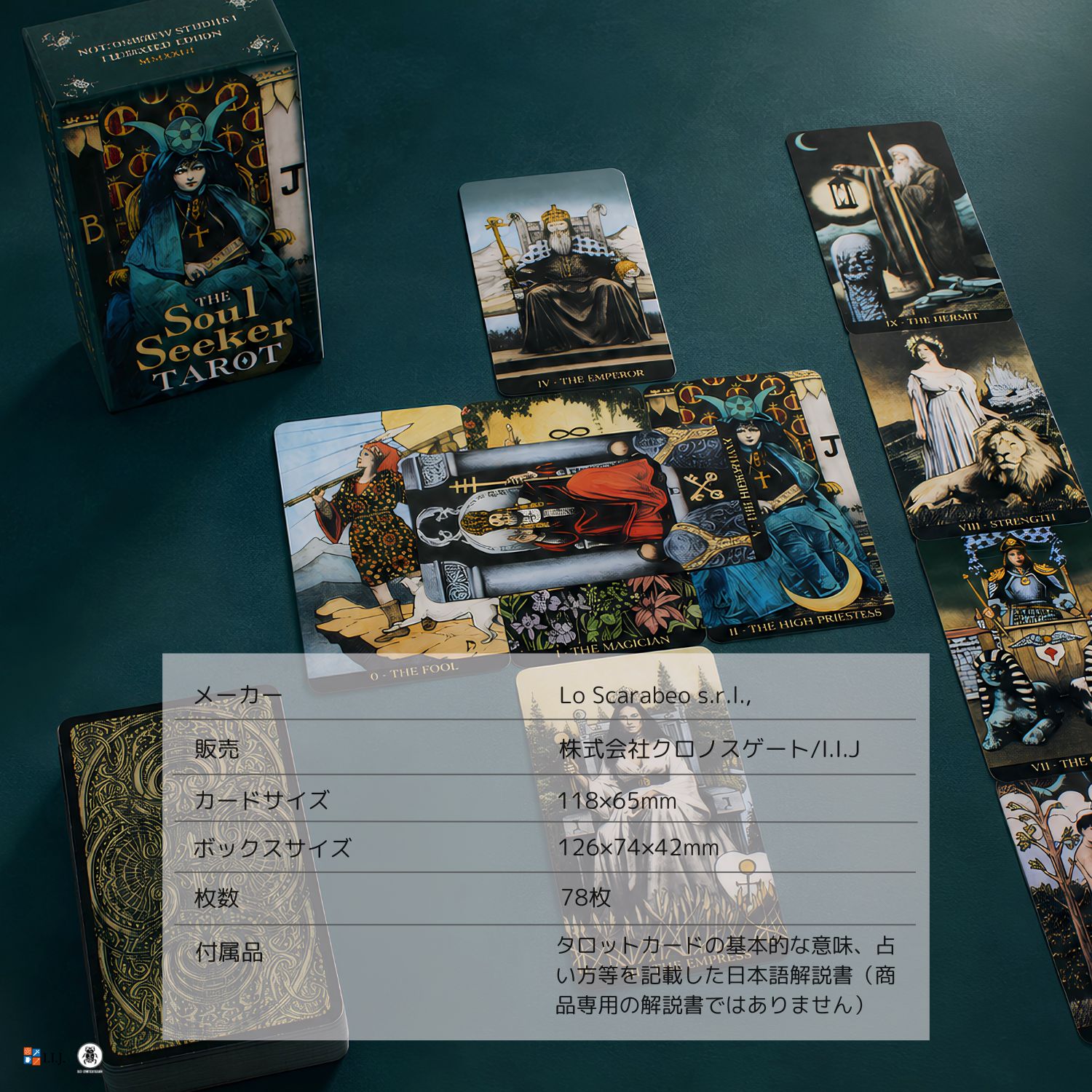ソウル・シーカー・タロット The Soul Seeker Tarot タロットカード 78