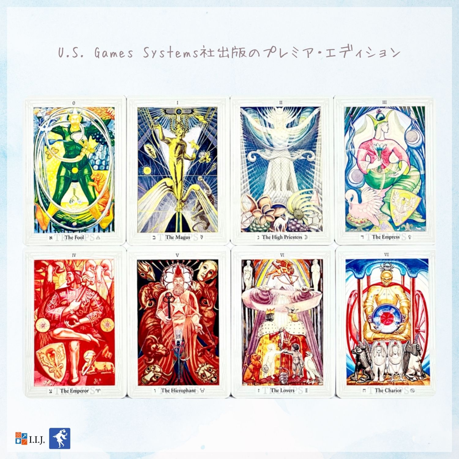 アレイスター クロウリー トート タロット プレミア ＜US＞ Crowley Thoth Tarot Deck  Premier Edition タロットカード 78枚 トート タロット占い 日本語解説書 |  | 02