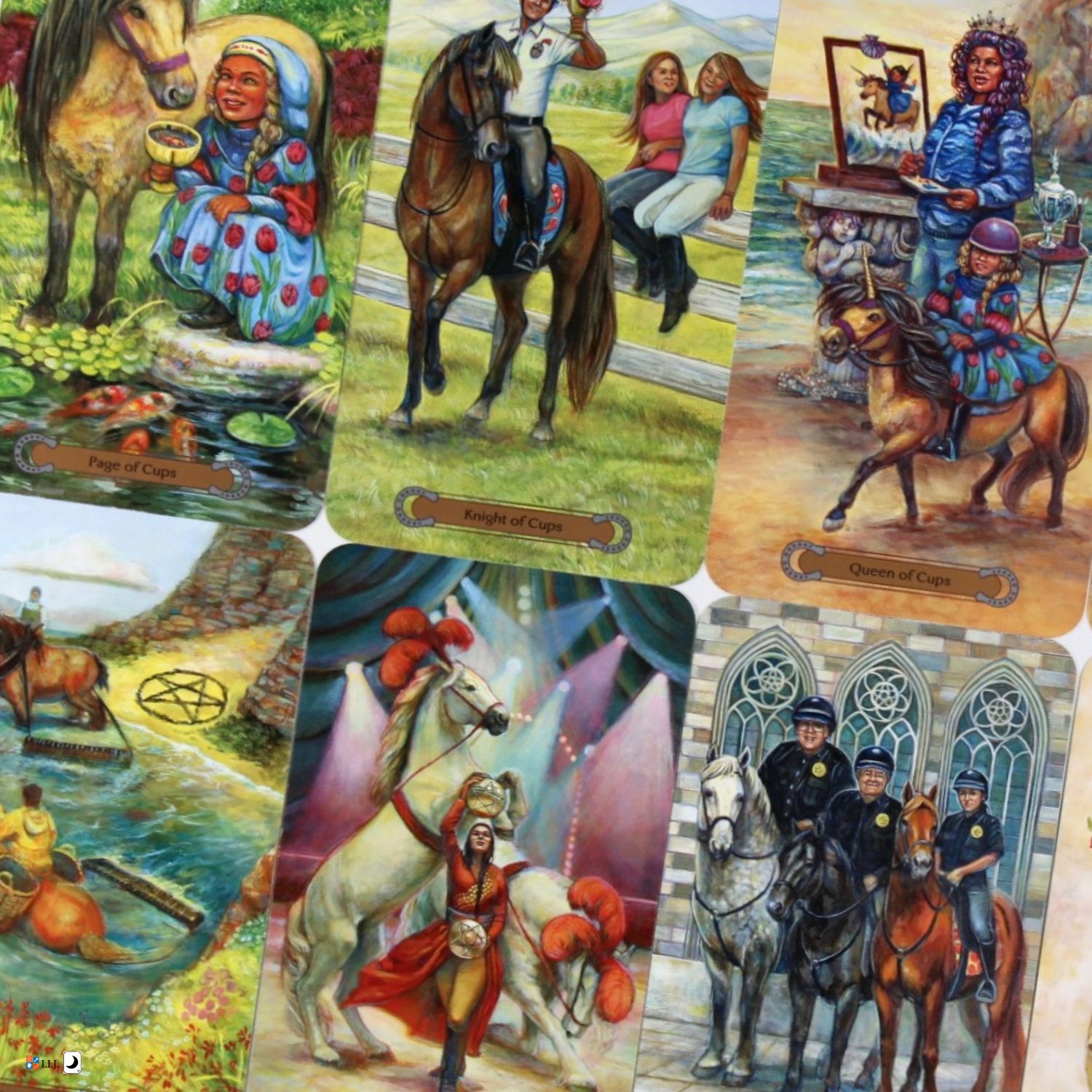 アンブライドルド・スピリット・タロット Unbridled Spirit Tarot タロットカード ウェイト版 78枚 馬 ホース タロット