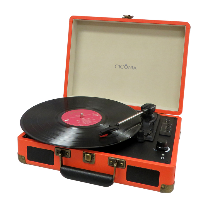 ピンク Crosley トランク型レコードプレーヤー インテリアテーブル まとめ-