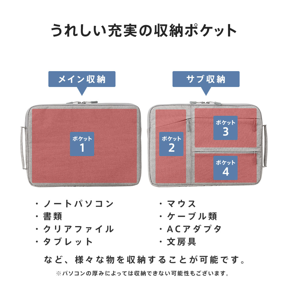 多機能ノートパソコンバッグ ノートPCバッグ PCケース ノート