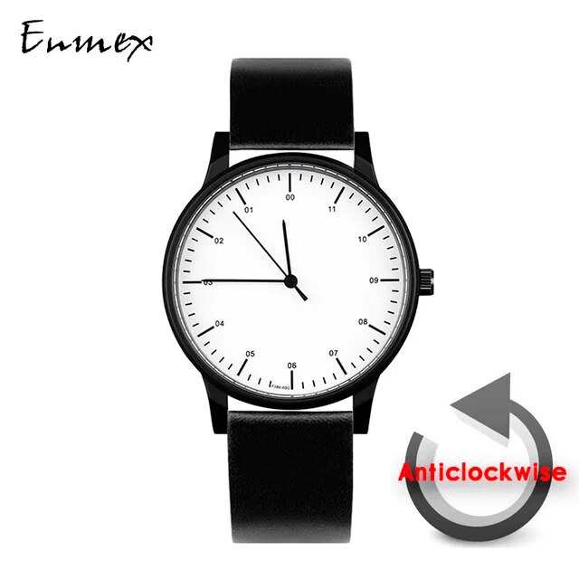 Enmex後のクォーツ腕時計、クリエイティブなデザイン、ジオタイム、シンプルでスタイリッシュ、カジュ...