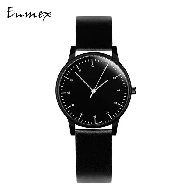 Enmex後のクォーツ腕時計、クリエイティブなデザイン、ジオタイム、シンプルでスタイリッシュ、カジュ...