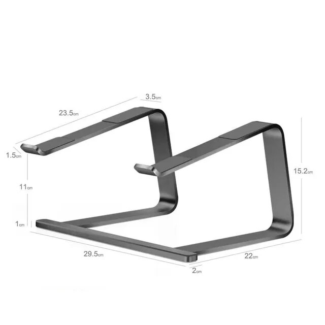 ノートブック用の調整可能なアルミニウムスタンド,MacBook Pro,iPad Air,コンピューター,タブレット用の冷却スタンド｜itemselect｜05