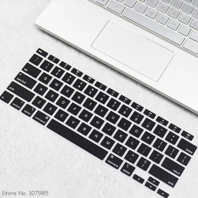 Macbookの新空気13 A2179 A2337タッチid 2020リリースノートパソコンシリコーンus版英語キーボードカバープロテクタースキンフィ｜itemselect｜04
