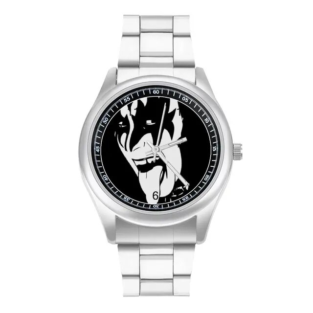 Kissバンド-ステンレス鋼の時計,オリジナルの音楽ブレスレット,ロックデザイン,アウトドア,男性と女性向け｜itemselect｜04