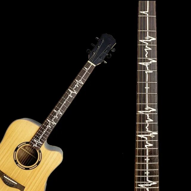 20の超薄型クロスインレイデカールステッカーフレットボードギターネック楽器装飾ウクレレギターベースアクセサリー｜itemselect｜12