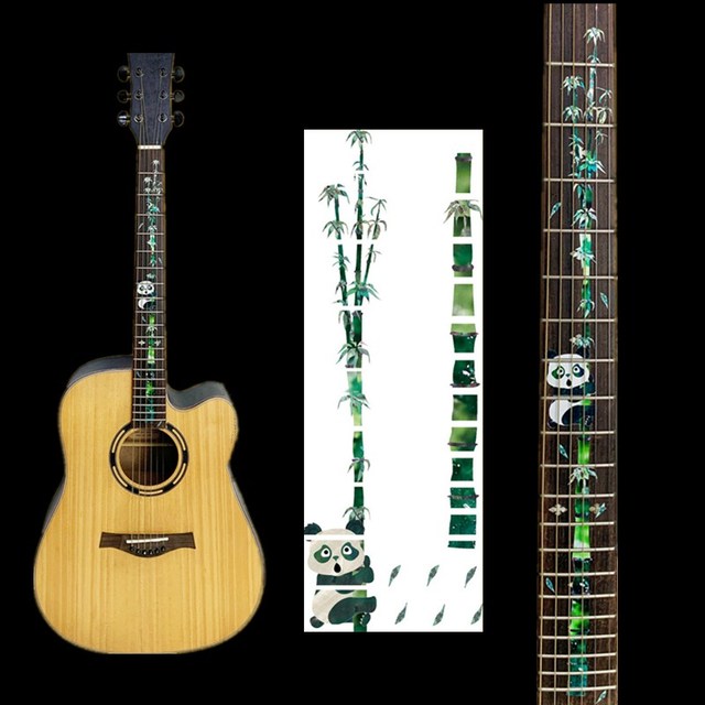 20の超薄型クロスインレイデカールステッカーフレットボードギターネック楽器装飾ウクレレギターベースアクセサリー｜itemselect｜10