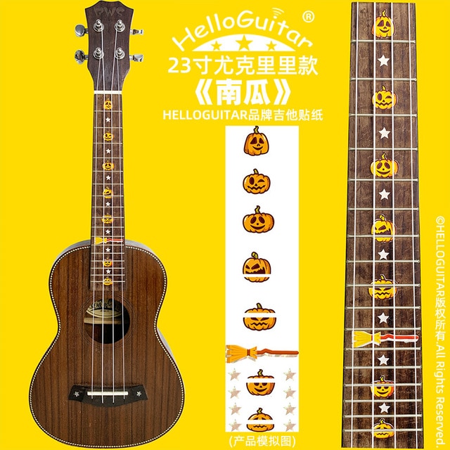 20の超薄型クロスインレイデカールステッカーフレットボードギターネック楽器装飾ウクレレギターベースアクセサリー｜itemselect｜05