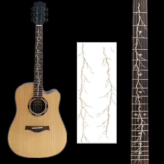 20の超薄型クロスインレイデカールステッカーフレットボードギターネック楽器装飾ウクレレギターベースアクセサリー｜itemselect｜13