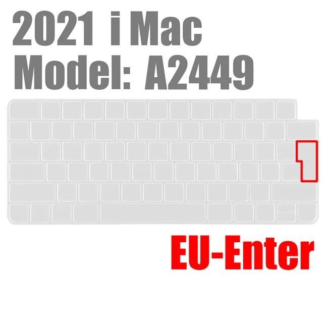 Appleキーボード用シリコンケーブル付きキーボード,キーパッド用保護カバー付き,モデル2021 a2449 a2450 a1243 a1843 b1｜itemselect｜06