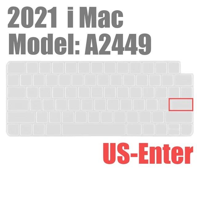 Appleキーボード用シリコンケーブル付きキーボード,キーパッド用保護カバー付き,モデル2021 a2449 a2450 a1243 a1843 b1｜itemselect｜07