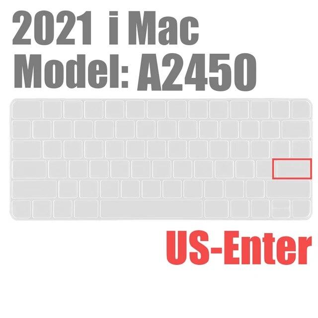 Appleキーボード用シリコンケーブル付きキーボード,キーパッド用保護カバー付き,モデル2021 a2449 a2450 a1243 a1843 b1｜itemselect｜05