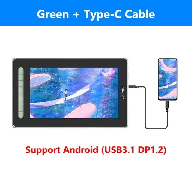 Xppen-グラフィックタブレット12,8192レベル60,傾斜ペン付き,アート描画用,Android,Windows,Mac用｜itemselect｜02