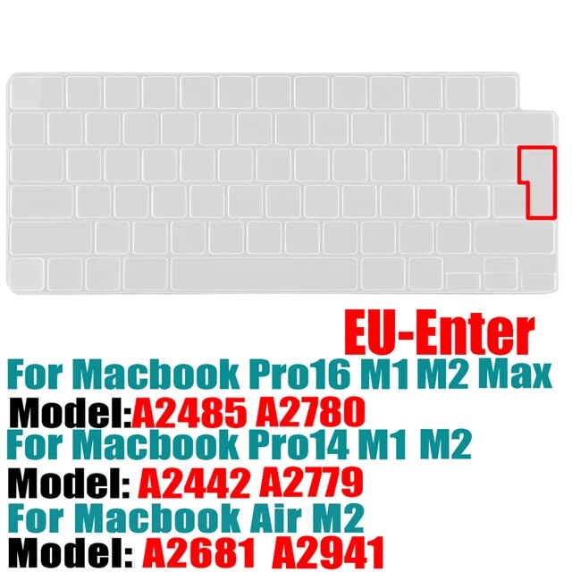 Macbook Air M2,a2681,2022,a2442,a2485,pro14,keybash,ロシア語,fran,新しい用のシリコン保護ケー｜itemselect｜17