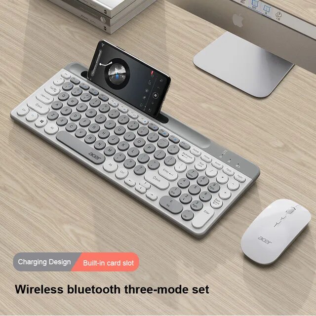 ワイヤレスキーボードとマウスのセット,Bluetooth,2.4g,3つのモード,完全なサイズ,ラップトップ,PC,ゲーマー,テレビ,iPad,mac｜itemselect｜05