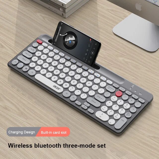 ワイヤレスキーボードとマウスのセット,Bluetooth,2.4g,3つのモード,完全なサイズ,ラップトップ,PC,ゲーマー,テレビ,iPad,mac｜itemselect｜02