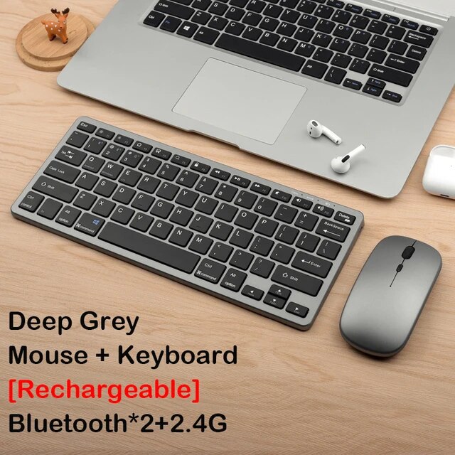 ワイヤレスキーボードとマウスのコンボ,Bluetooth 5.0,2.4g,ミニマルチメディアキーボード,ラップトップ,PC,iPad,Android｜itemselect｜06