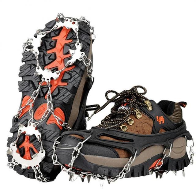 10歯のアイゼン登山雪滑り止めアイゼンの靴カバー氷のようなスキー爪ハイキングロッククライミング保護具｜itemselect｜03