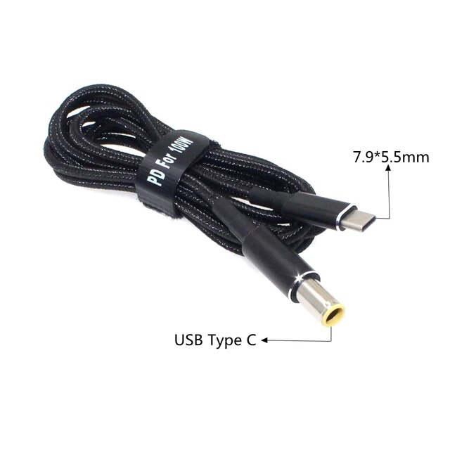 USB Type-Cケーブルコンバーター,45W,65W,90W,100W,充電ケーブル,コネクター,ラップトップおよびユニバーサルラップトップ用の電｜itemselect｜04