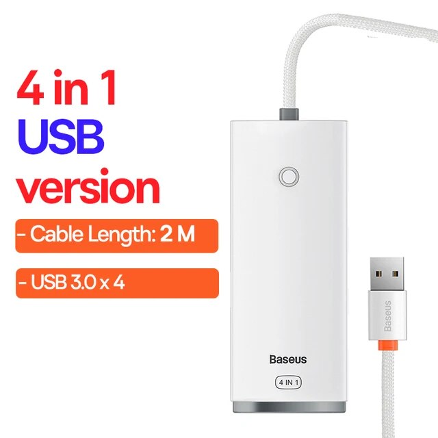Baseus-USBハブ,4 in 1,Cタイプアダプター,マルチUSB 3.0,macbook pro air用,huawei mate 30 US｜itemselect｜02