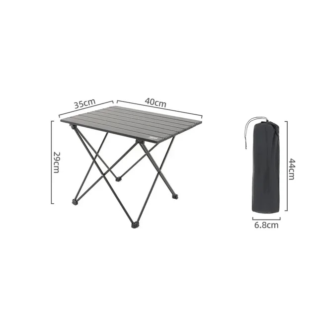 ネット店舗 Atka-折りたたみ式ピクニックテーブル，屋外用折りたたみ式テーブル，持ち運びが簡単，超軽量アルミニウム，ピクニック用